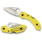 Spyderco 2024 Spyderco Dragonfly 2 Salt Lightweight Yellow H1 Plain SPY-C28PYL2 - alternate 1